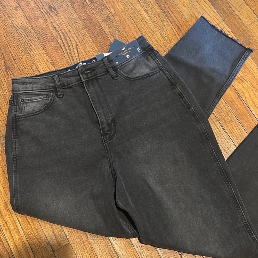 Hollister high rise mom jeans